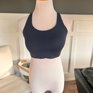 Lululemon Navy Racerback Bra Medium Support